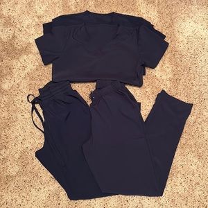 2 sets of Navy Scrubs Size S